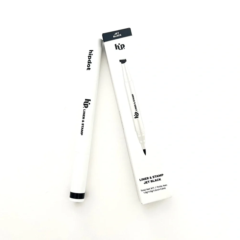HIPDOT Jet Black Stamp + Thick Liner Black NIB